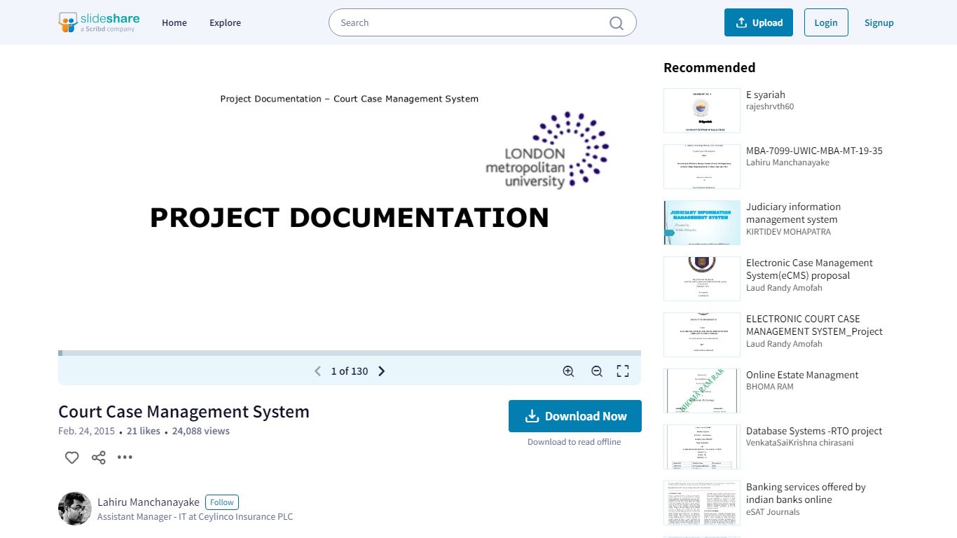 Court Case Management System - SlideShare